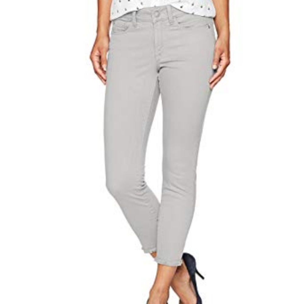 NYDJ Alina Ankle Convertible Jeans Size 12 p Gray